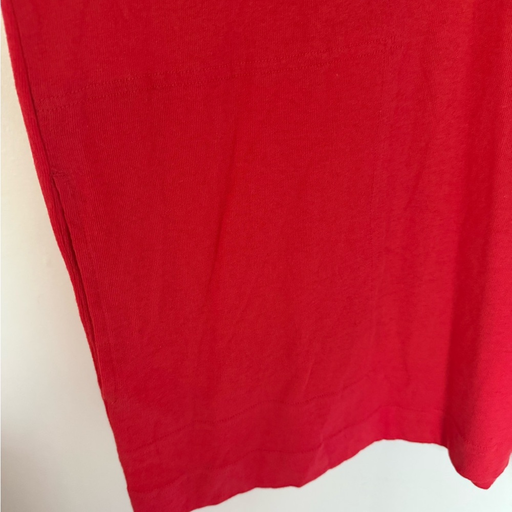 Free People Oversized Tshirt Dress - Red - Picture 4 of 6